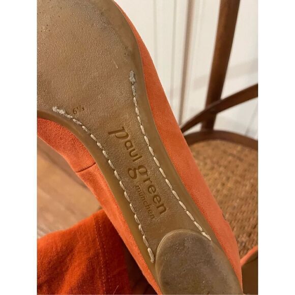 Paul green coral wedge heel suede shoes size 6.5 - Picture 8 of 10